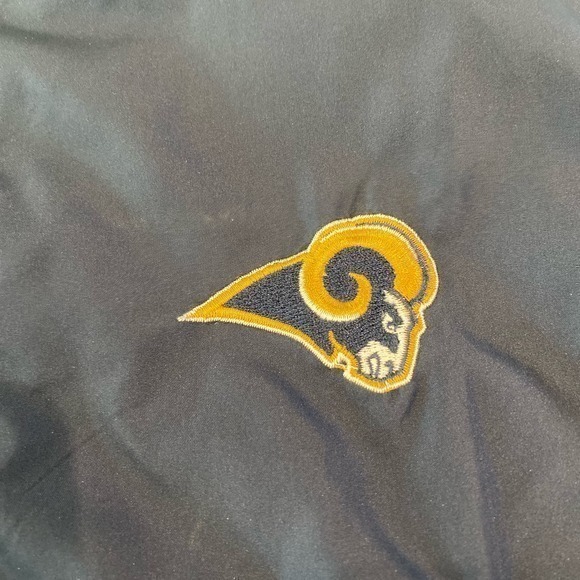 Vintage NFL St. Louis / LA Rams Reebok Windbreaker Zip Up Jacket - Picture 3 of 8